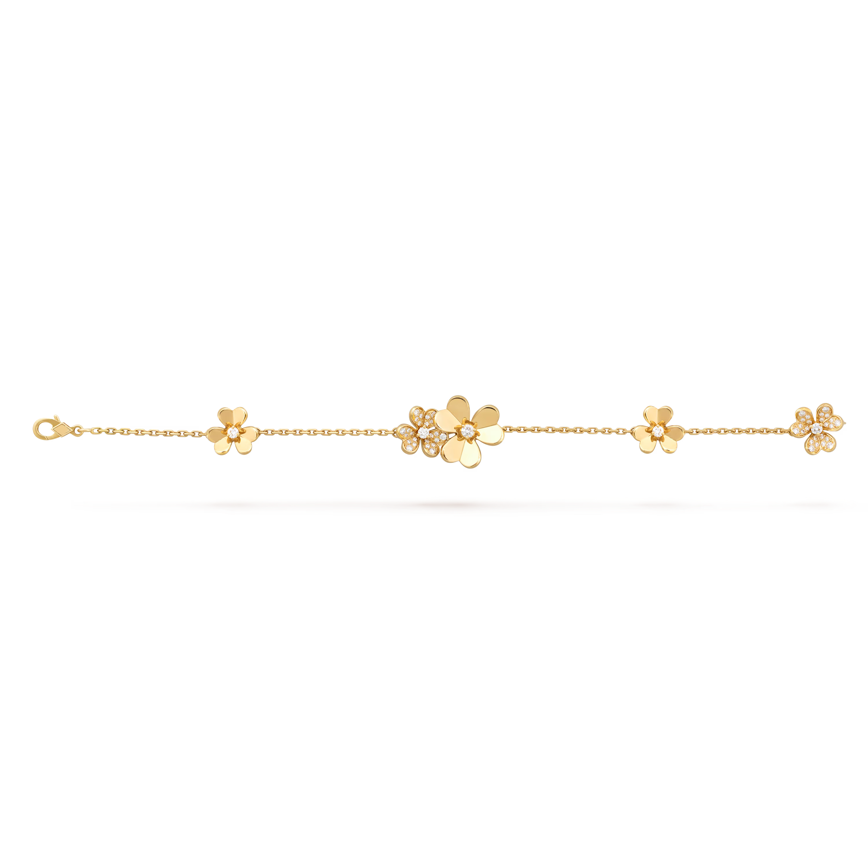 AV Fleur de lumière pendant bracelet, 5 flowers
