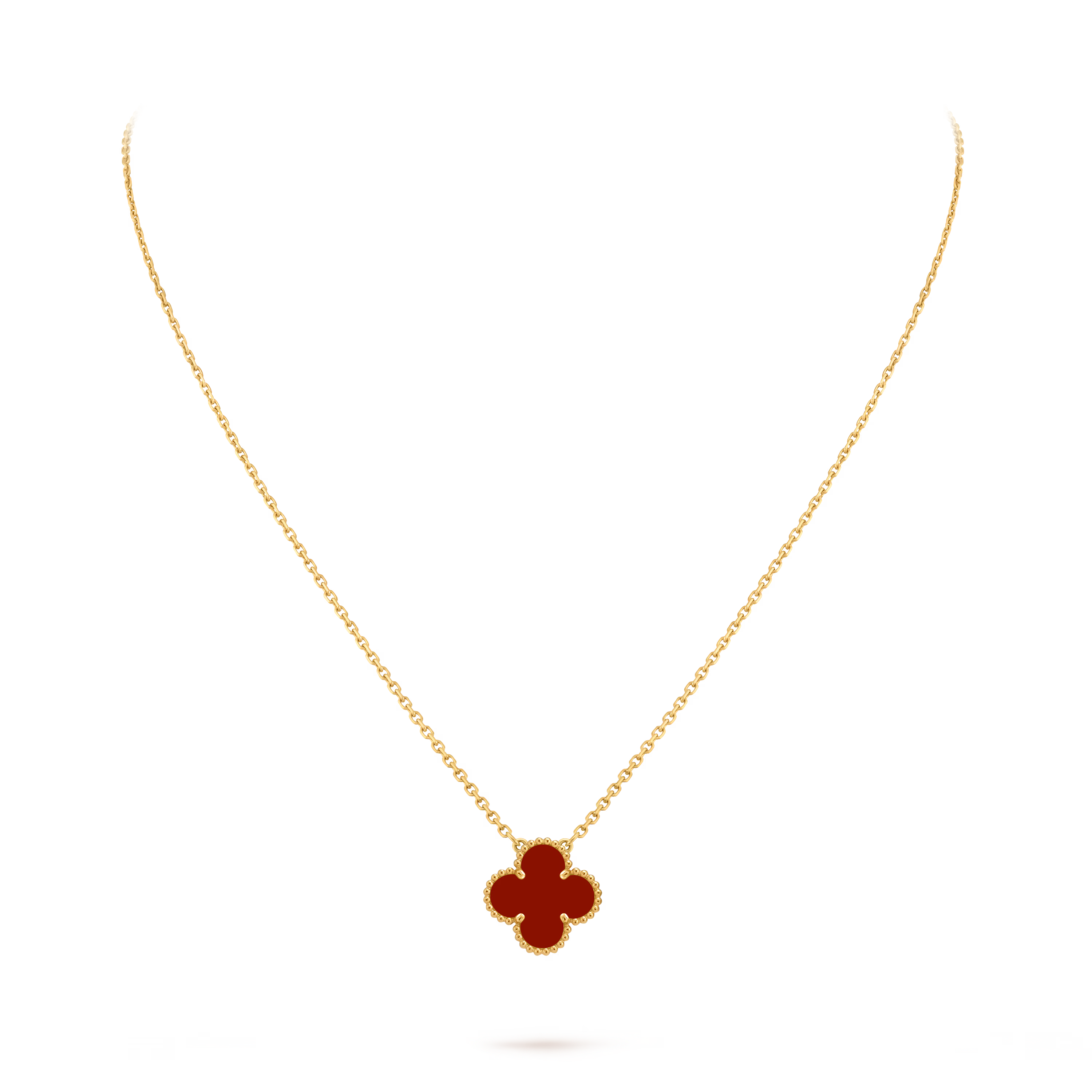 AV four leaf clover necklace