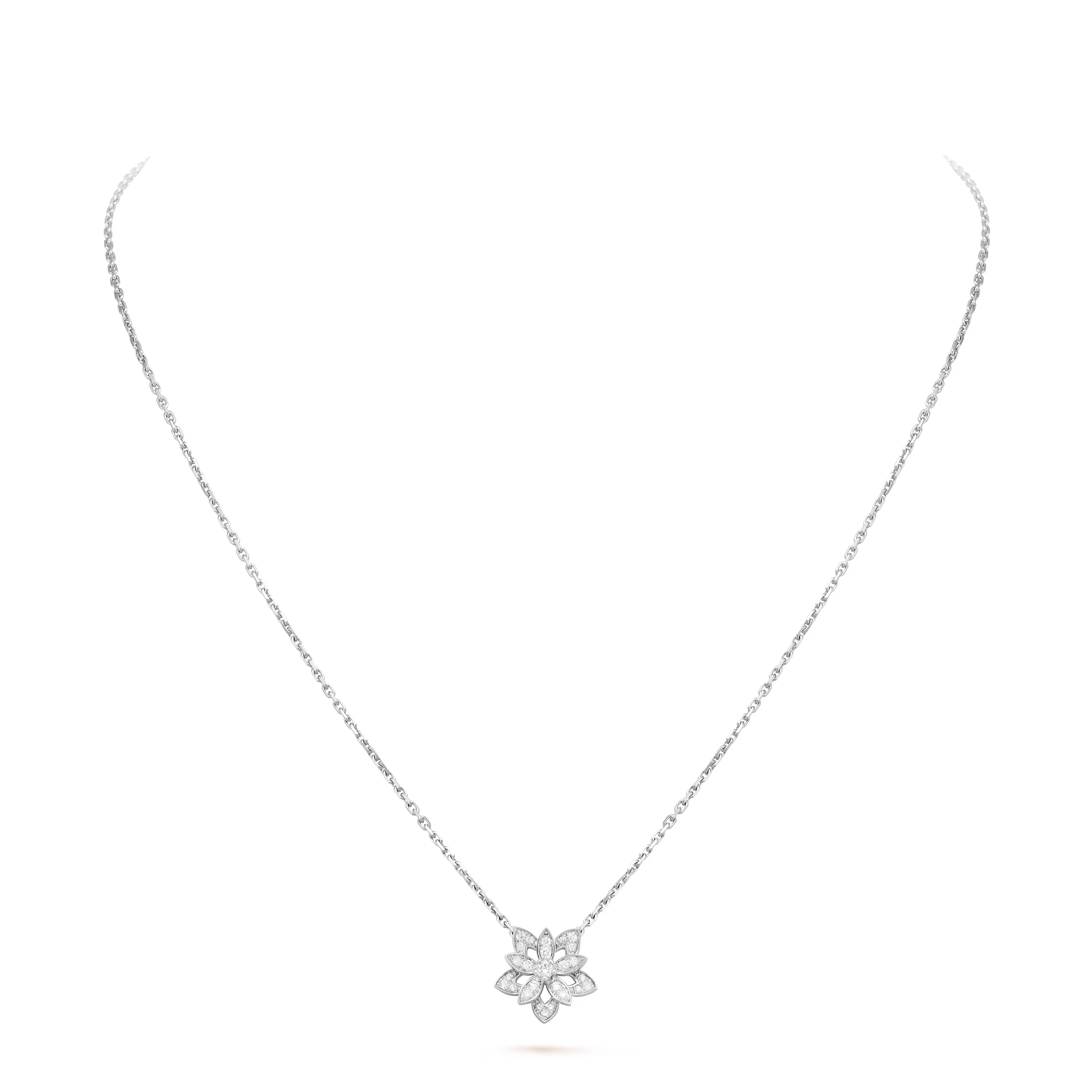 AV Lotus bloom necklace, mini model